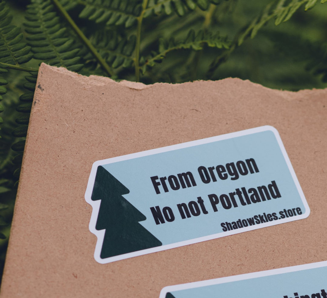 PNW FROM OREGON STICKER