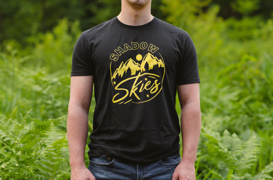 Black Shadow Skies Plain Logo T-shirt