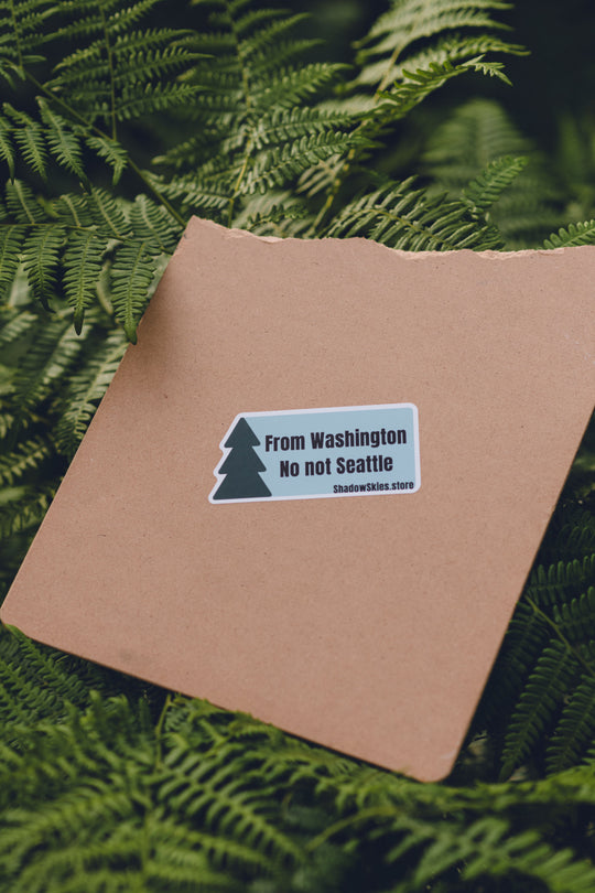 PNW FROM WASHINGTON STICKER