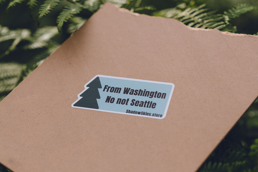 PNW FROM WASHINGTON STICKER